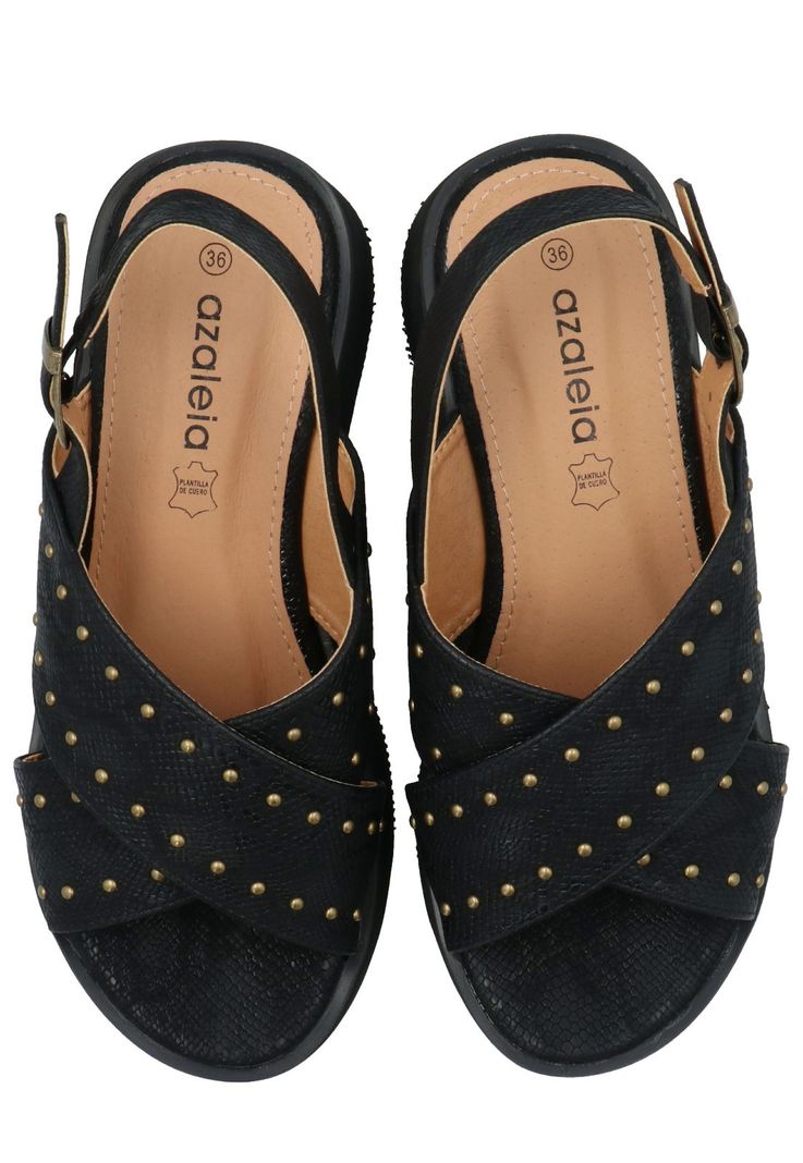 Sandalia Mujer Marcello Negro -6