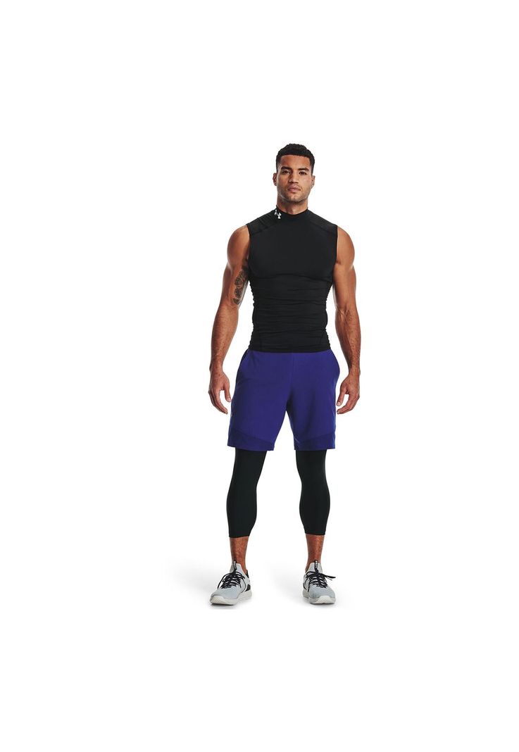 Calza Hombre UA Hg Armour 3/4 Leg Negro-5