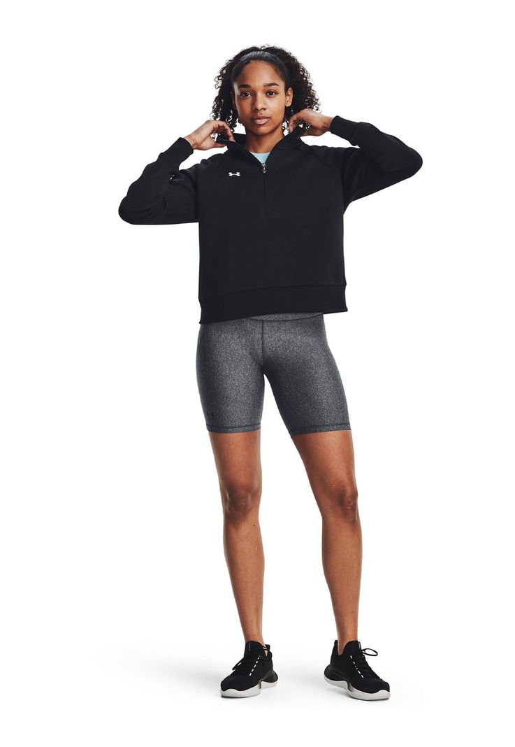 Polerón UA Rival Negro para mujer-5