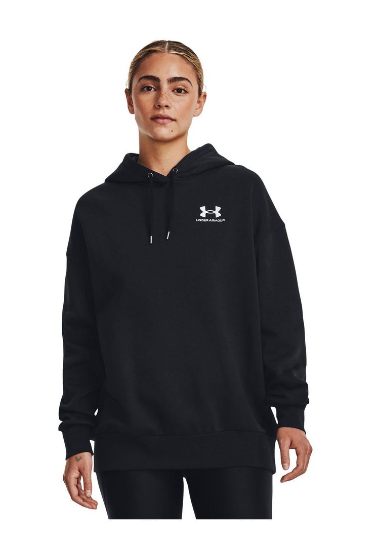 Polerón Oversize UA Icon para mujer Negro-3