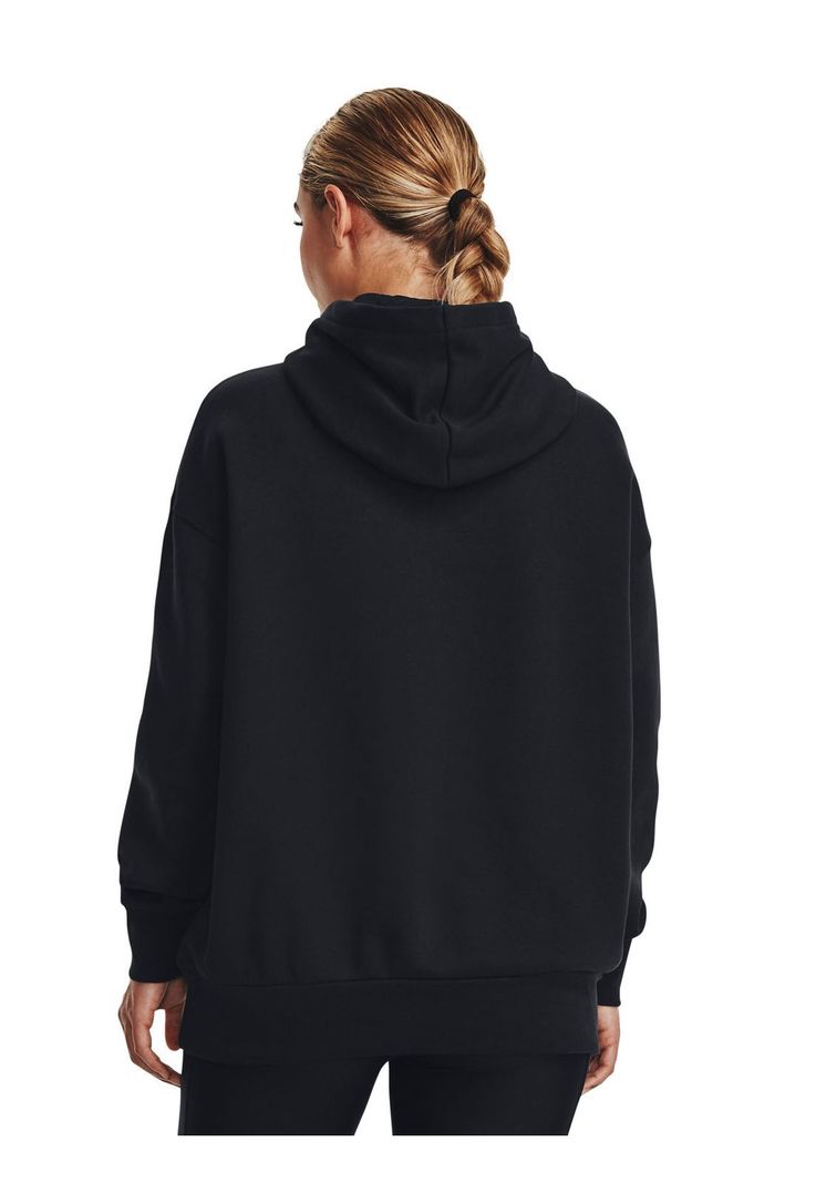 Polerón Oversize UA Icon para mujer Negro-4