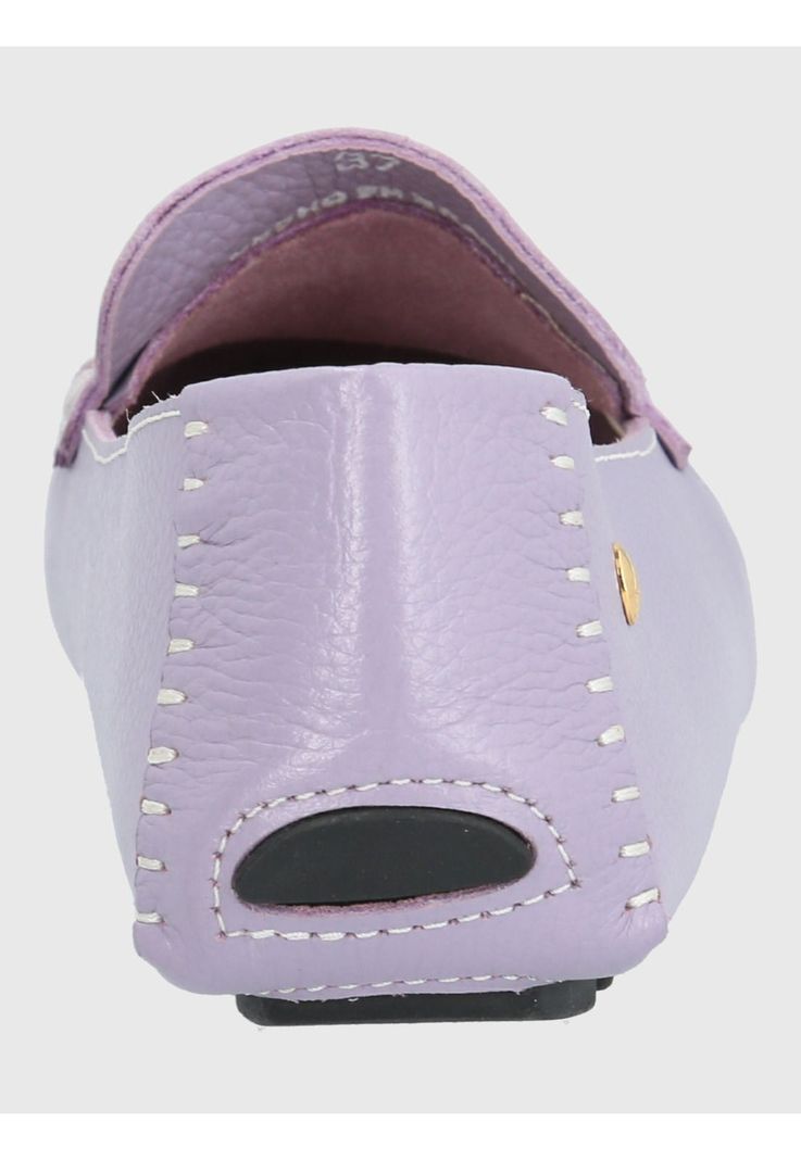 Mocasín Cuero Lila Mujer Domaso -5