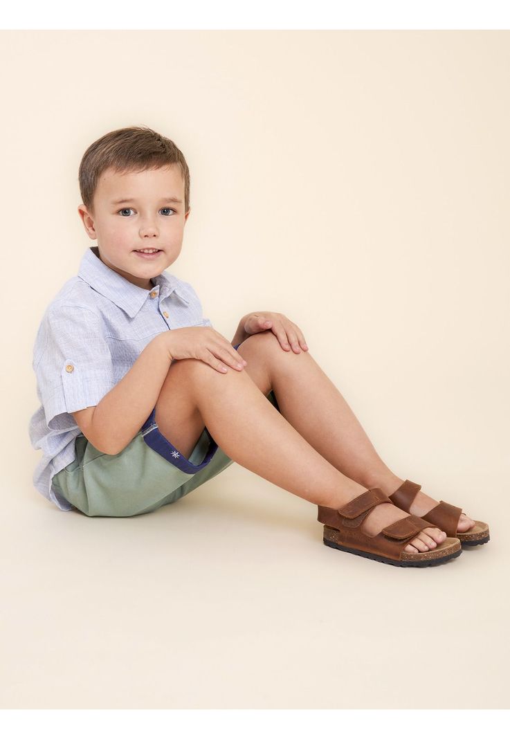 Camisa Niño Summer Celeste-5