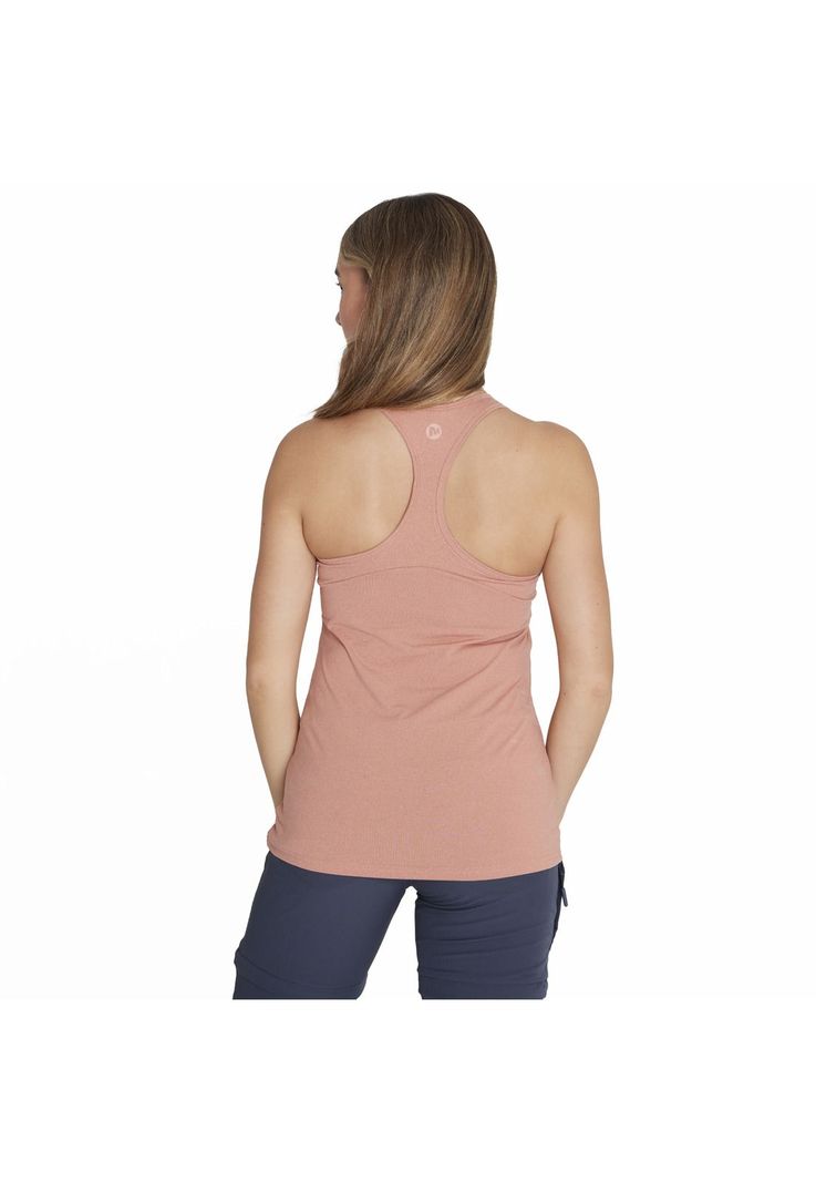 Polera S/M Tank Top Naranjo Mujer-4