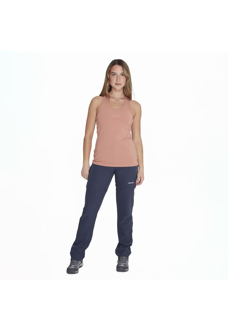 Polera S/M Tank Top Naranjo Mujer-6