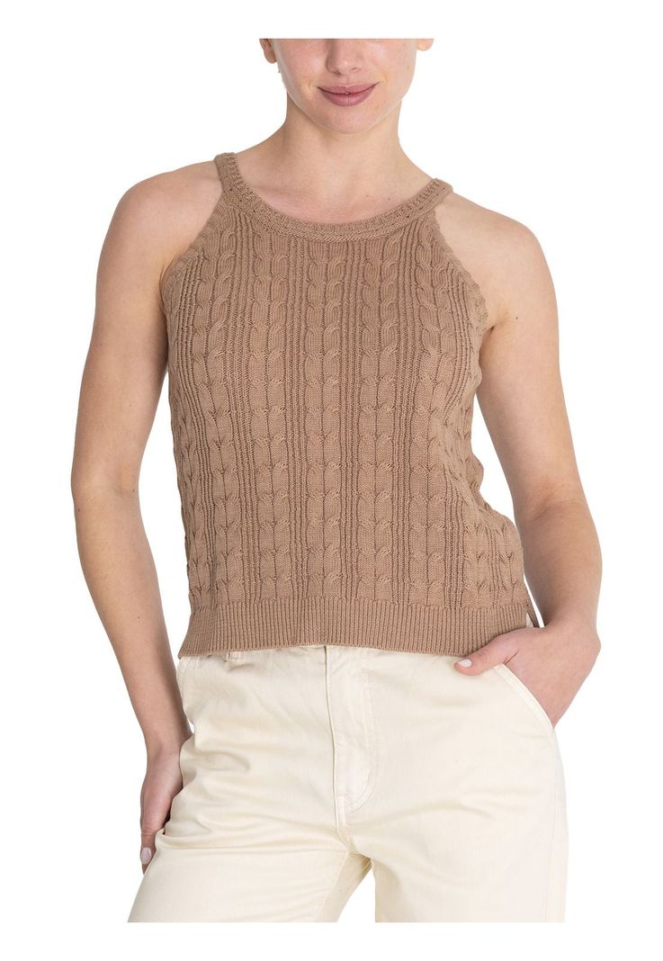 Polera Algodón Orgánico Café Samar Mujer -4