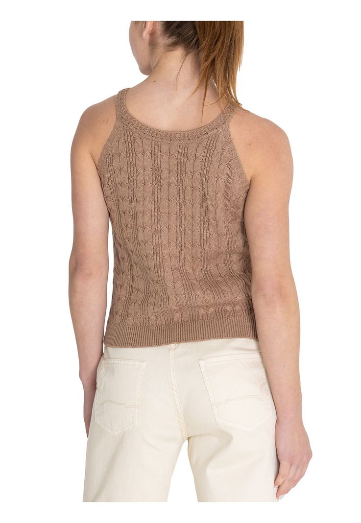 Polera Algodón Orgánico Café Samar Mujer -6