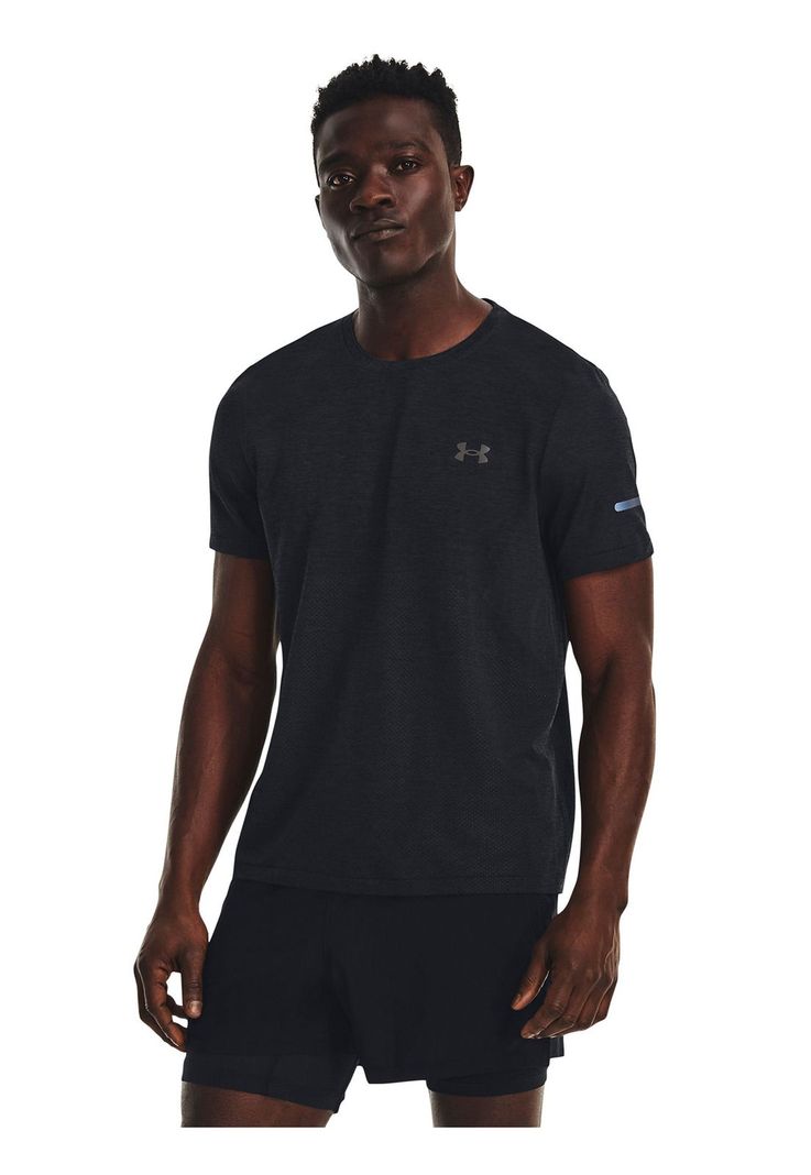 Polera Seamless hombre Negro-3