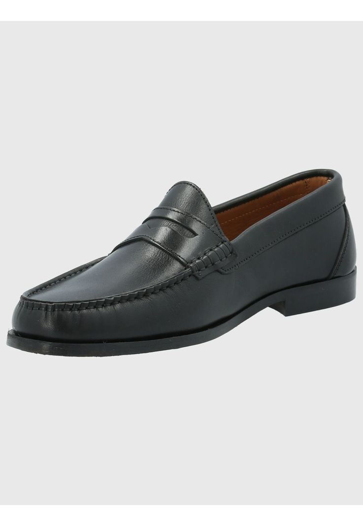 Mocasín Cuero Hombre Cazzoli Negro-4