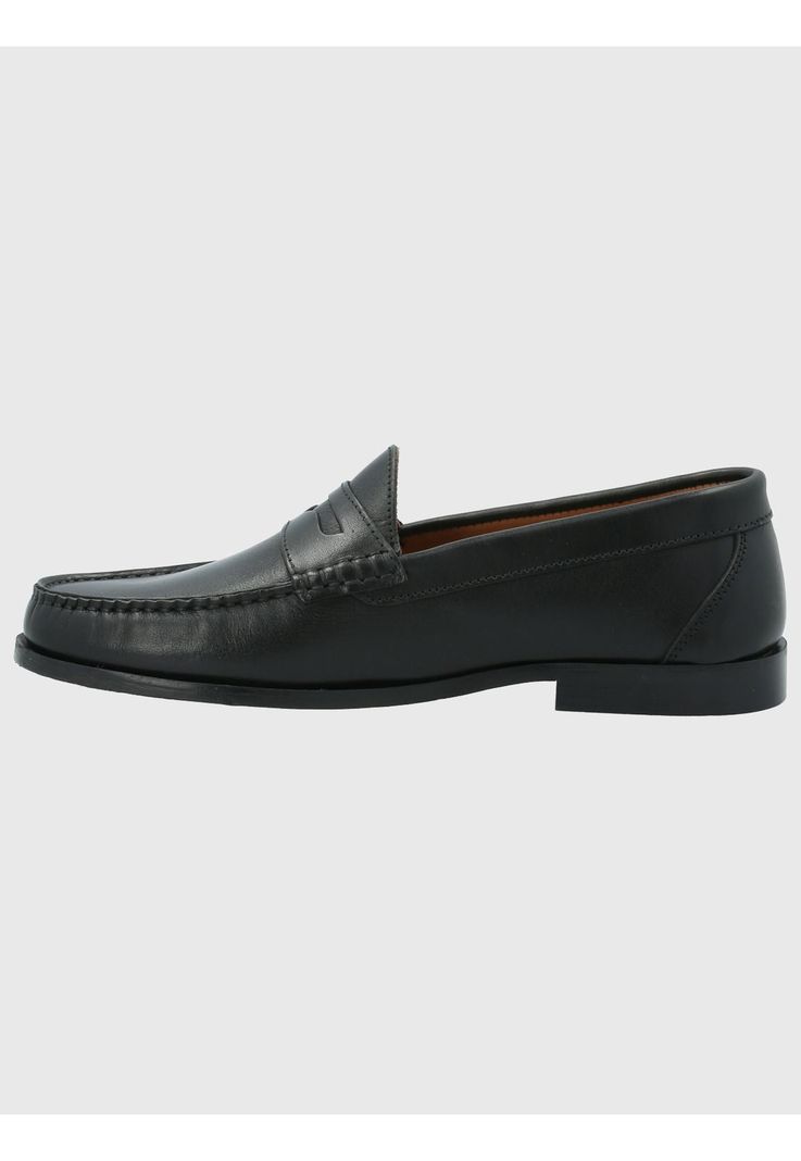 Mocasín Cuero Hombre Cazzoli Negro-5