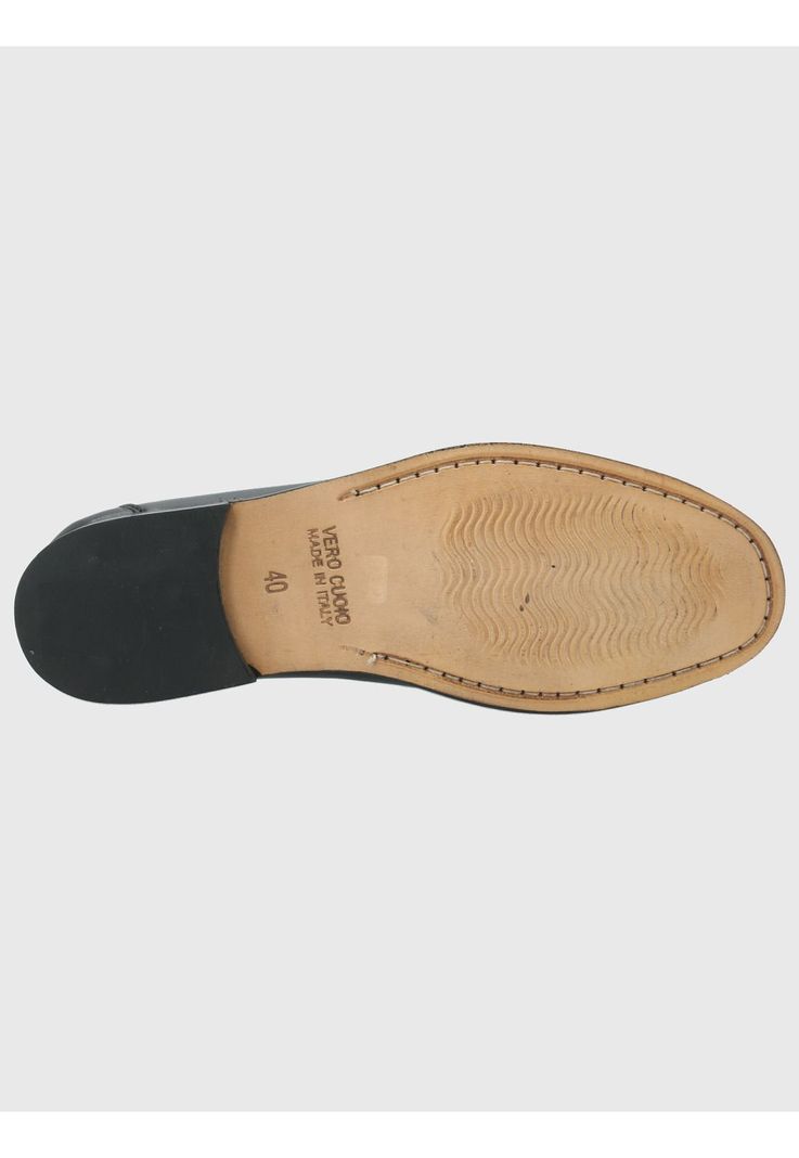 Mocasín Cuero Hombre Cazzoli Negro-7