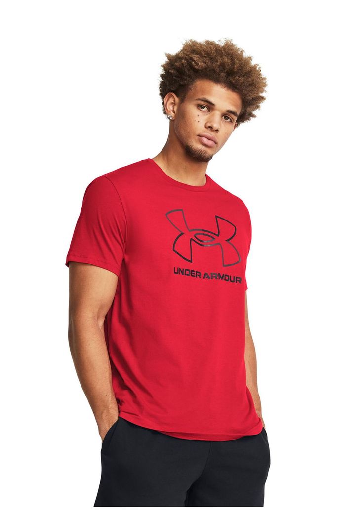 Polera UA Foundation hombre Rojo-3