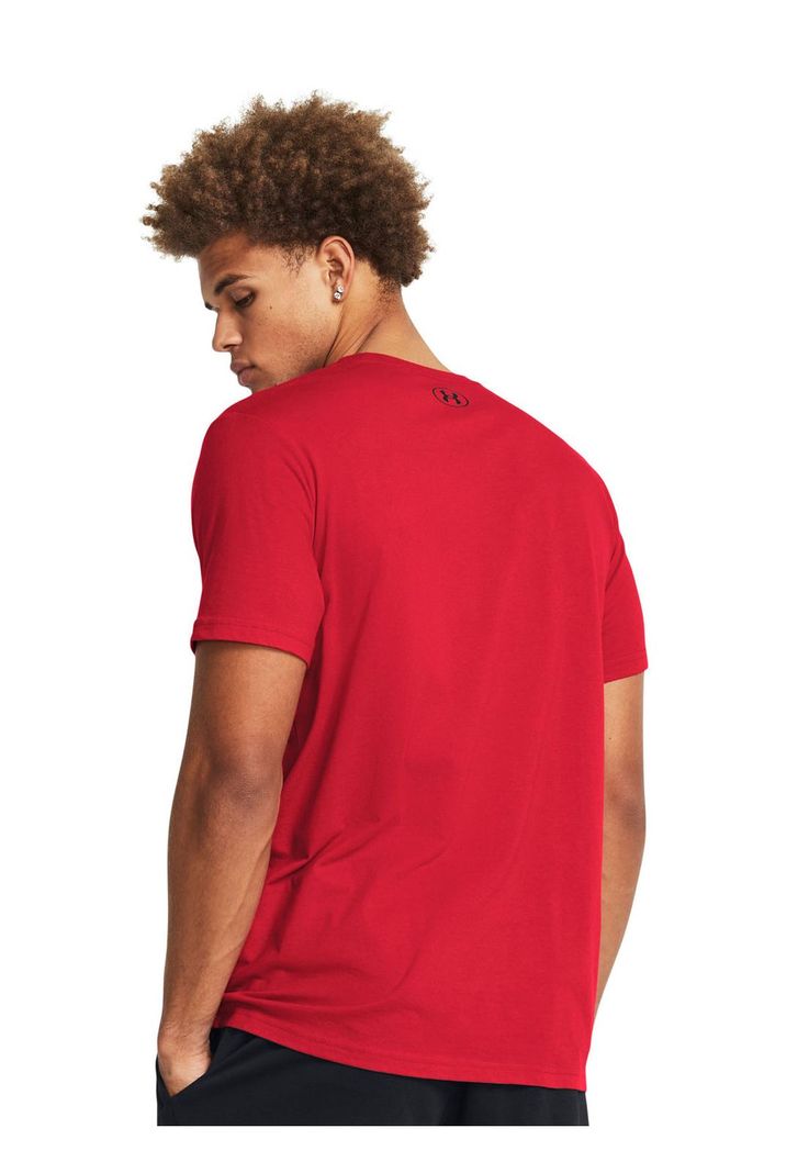 Polera UA Foundation hombre Rojo-4