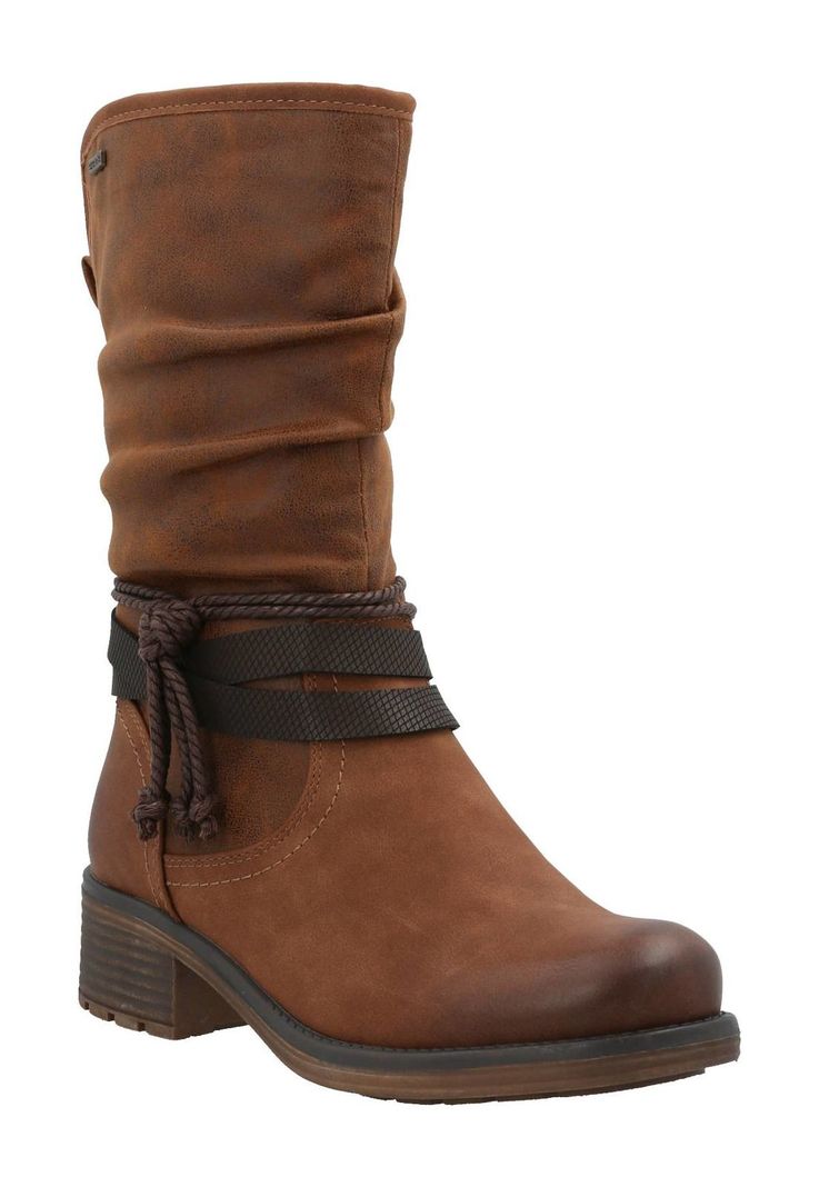 Bota Agliani Mujer Café-0