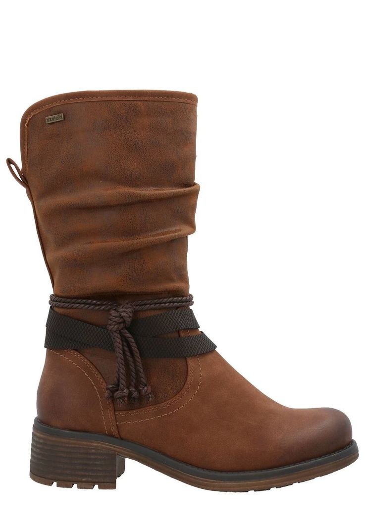 Bota Agliani Mujer Café-1