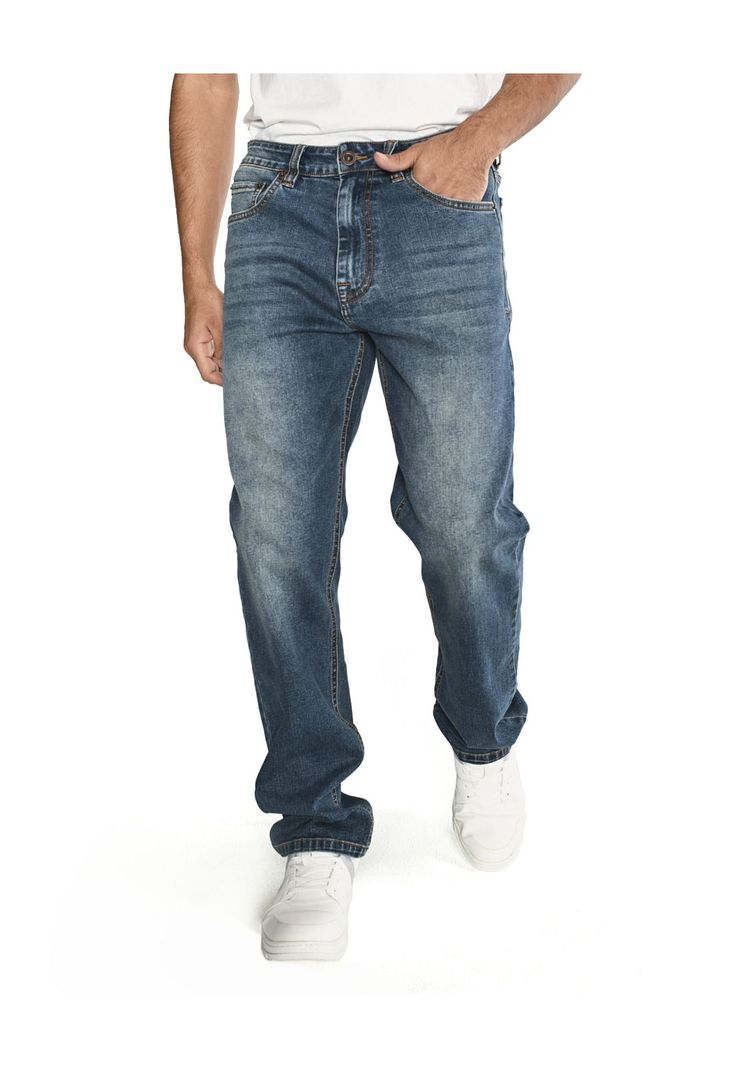 Jeans Triblend Casual Stretch Dens Azul Hombre-5
