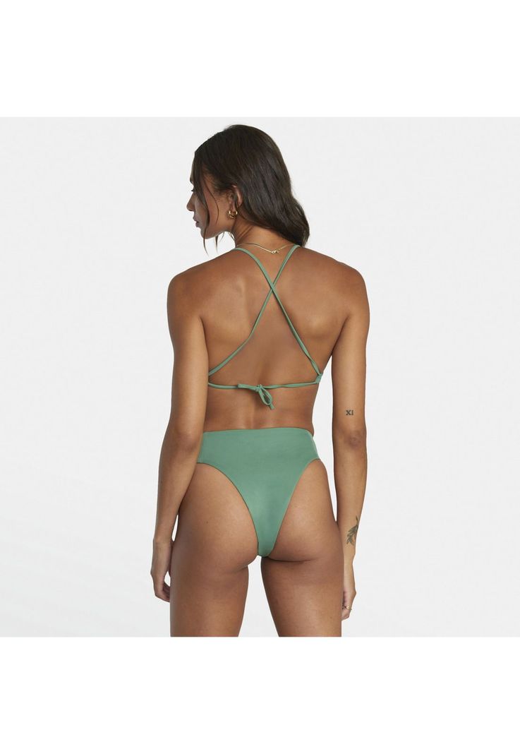 Bikini Sostén Mujer Solid Crossback J Verde-1