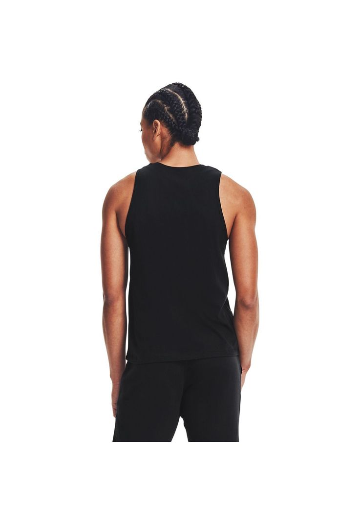 Polera sin mangas Rival para mujer Negro-5