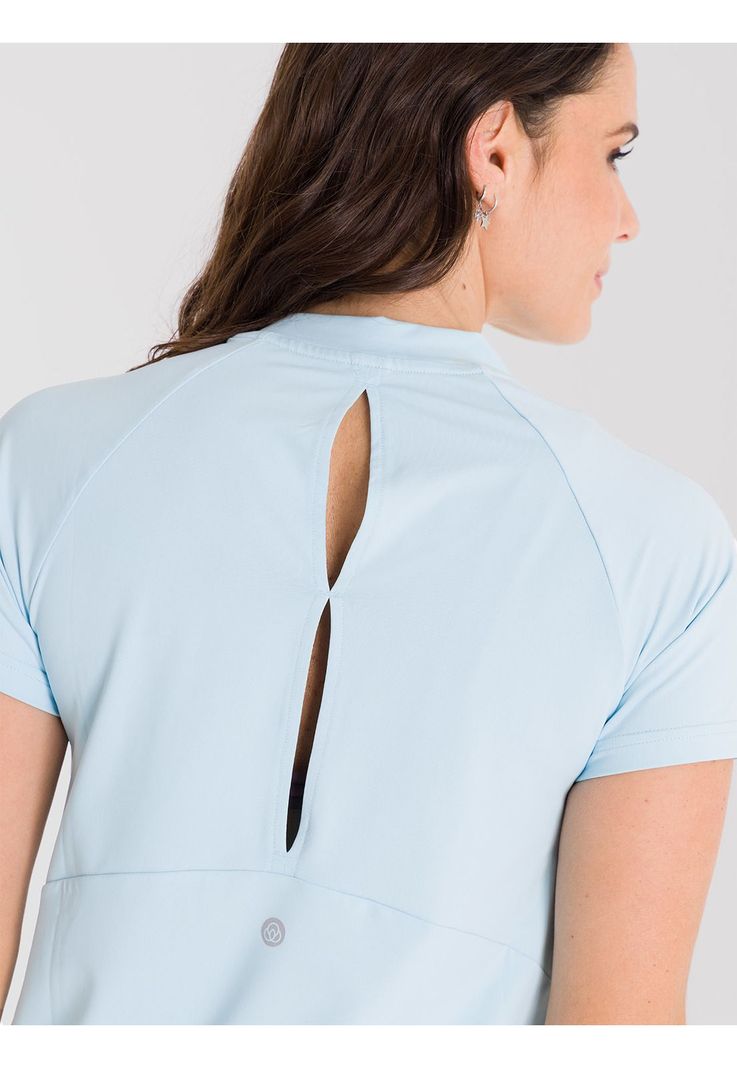 Polera deportiva Mujer Active T-Shirt Celeste-4