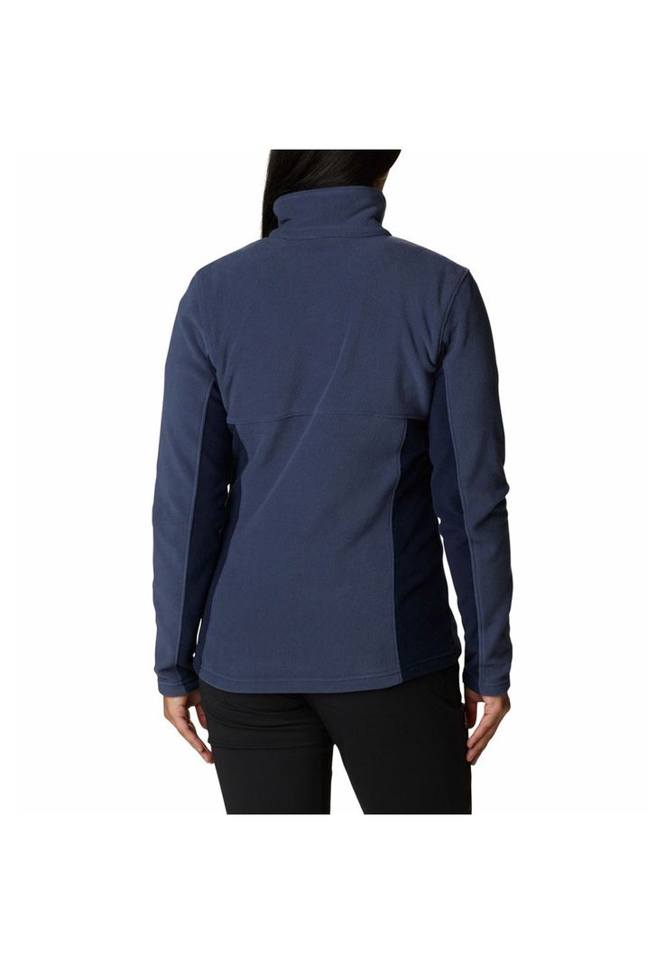 Polerón Mujer Basin Trail Full Zip Azul-3