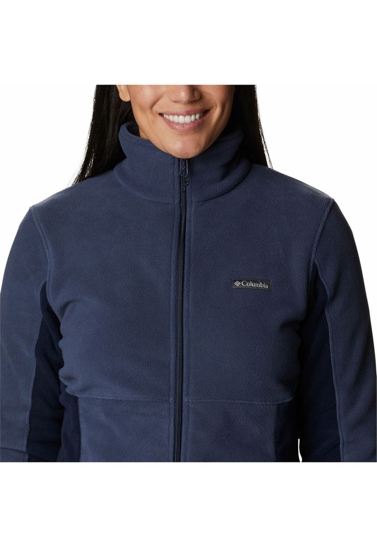 Polerón Mujer Basin Trail Full Zip Azul-4