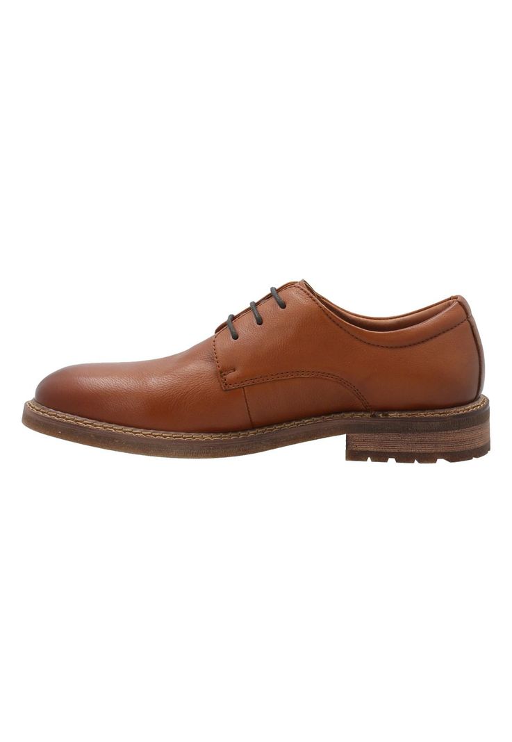 Zapato Cuero Hombre Roco Café -4