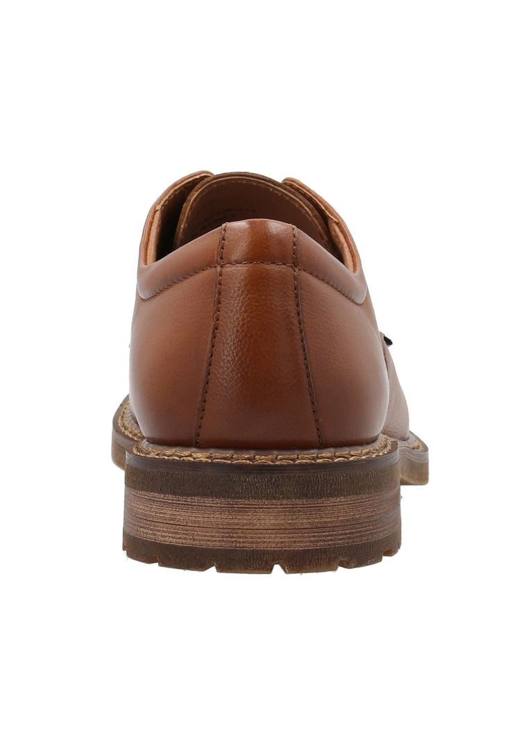 Zapato Cuero Hombre Roco Café -5