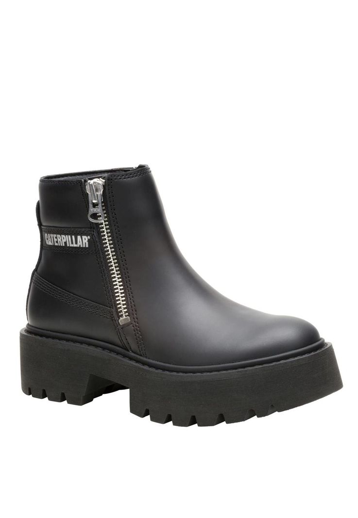 Botin Cuero Mujer Colorado Max Chelsea Negro-0