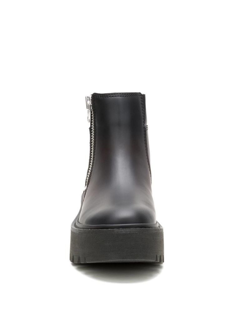 Botin Cuero Mujer Colorado Max Chelsea Negro-4