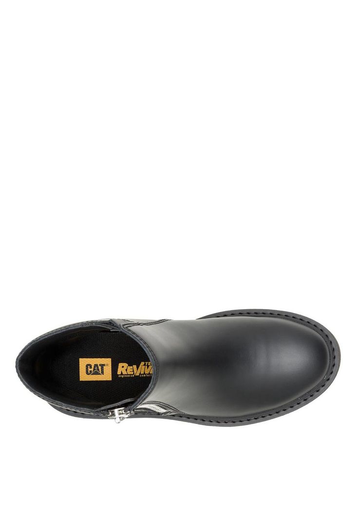 Botin Cuero Mujer Colorado Max Chelsea Negro-6