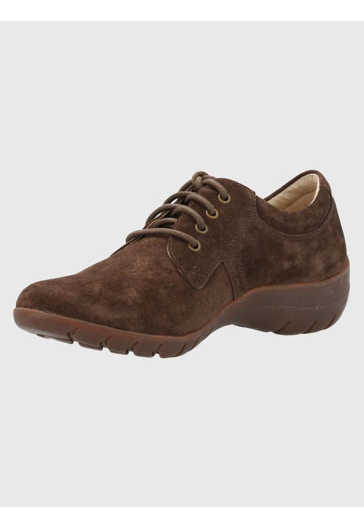 Zapato Cuero Mujer Rojam Café Oscuro-5
