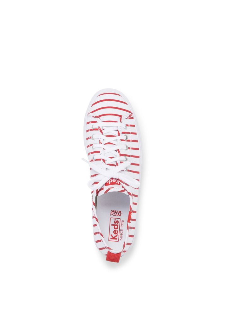Zapatilla Mujer Triple Up Stripe Blanco/Rojo -2