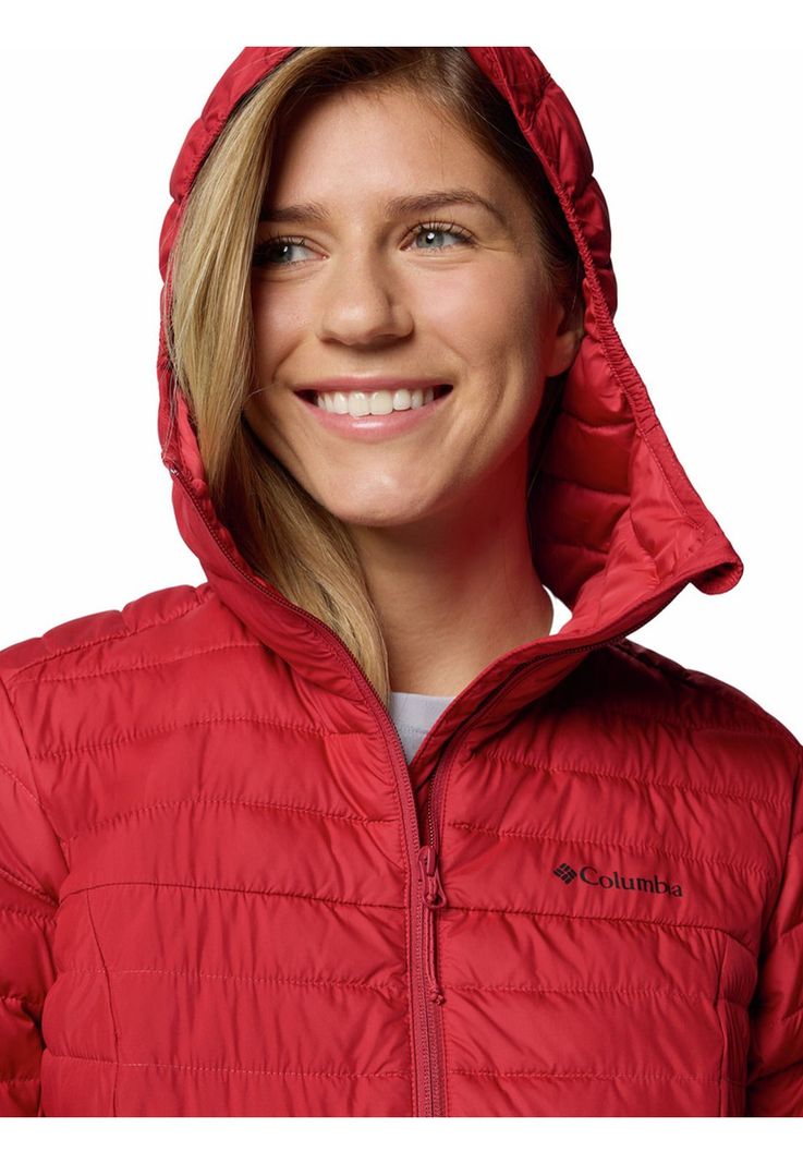 Parka Mujer Silver Falls Ii Hoodie Rojo-3