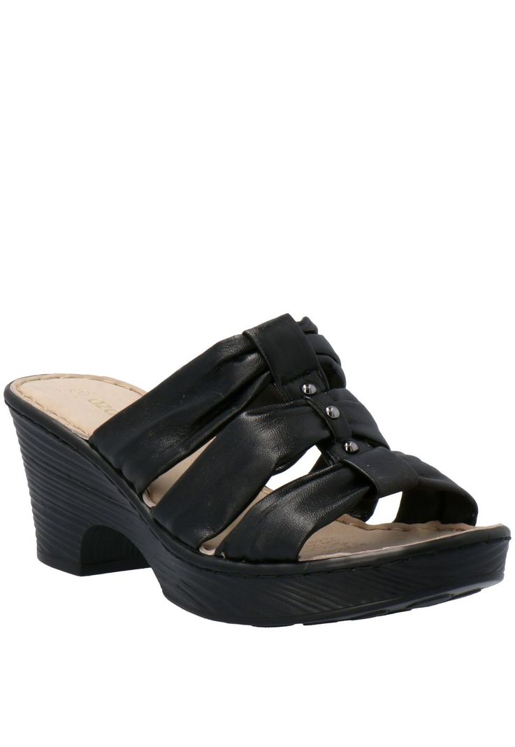 Sandalia Mujer Step Negro