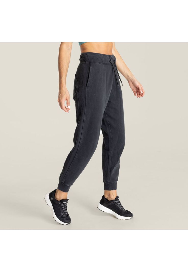 Pantalón Buzo Mujer Creta Negro-0