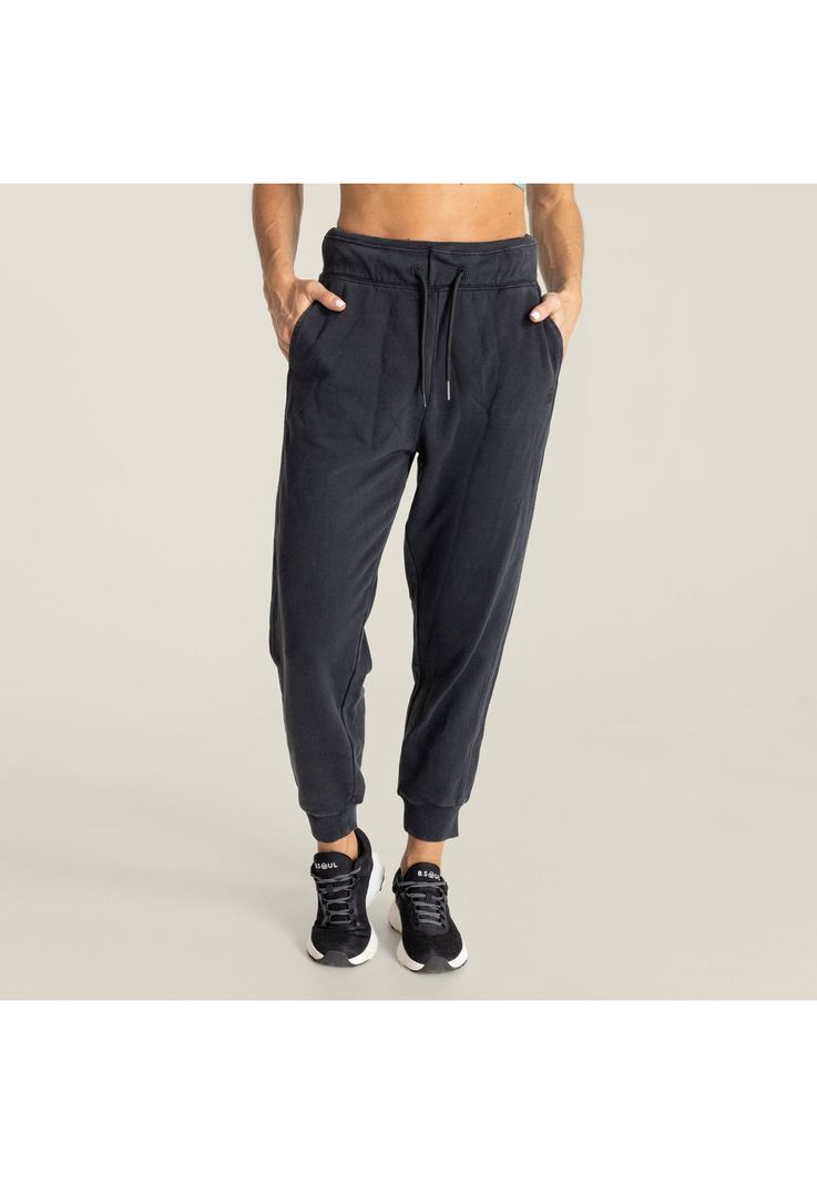 Pantalón Buzo Mujer Creta Negro-1
