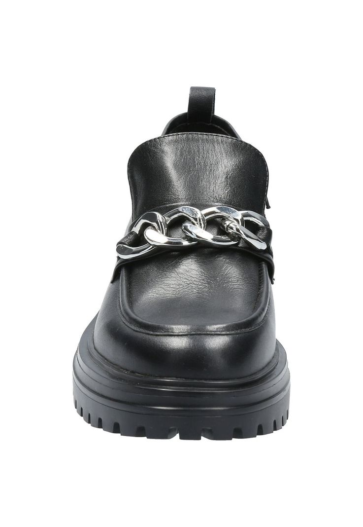 Mocasín Cuero Mujer Kacie Negro-3