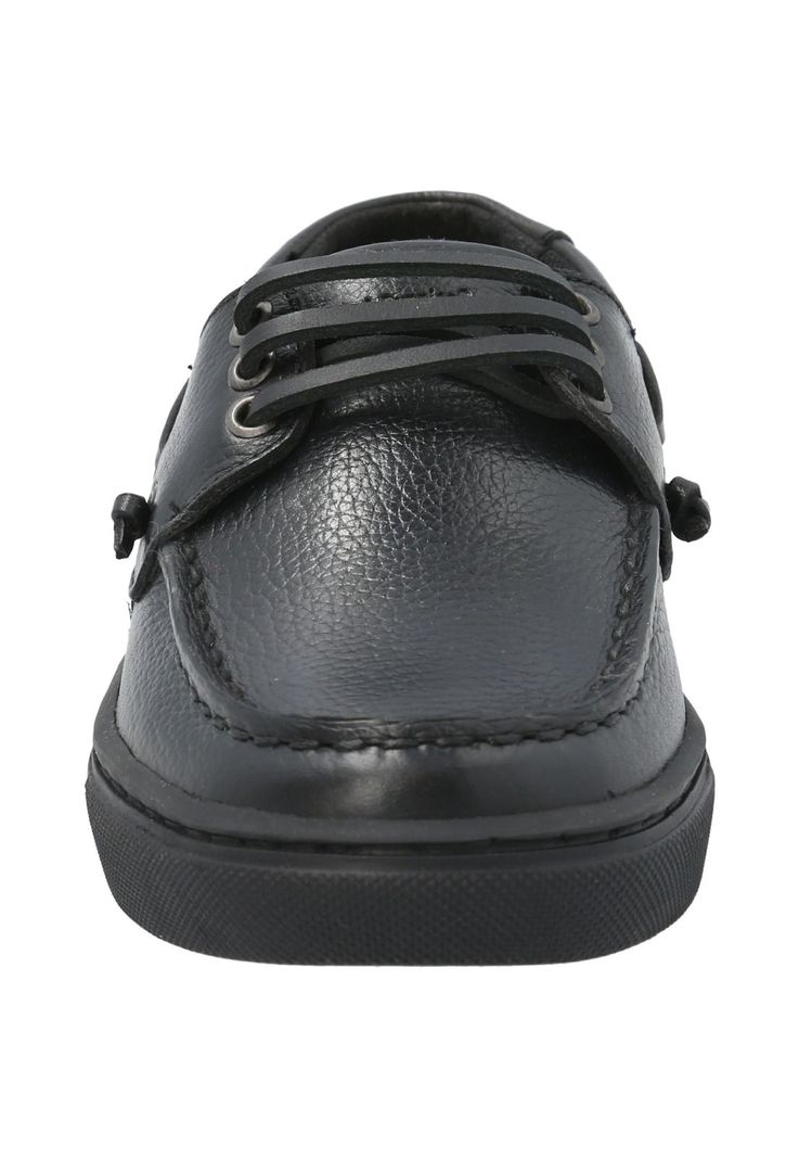 Zapato Escolar de Cuero Doyle negro niño-3