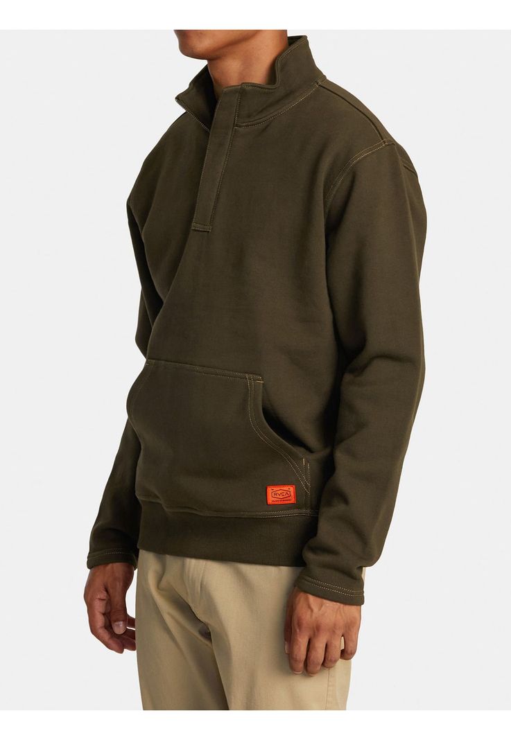 Polerón Hombre Chainmail Pullover Café-1