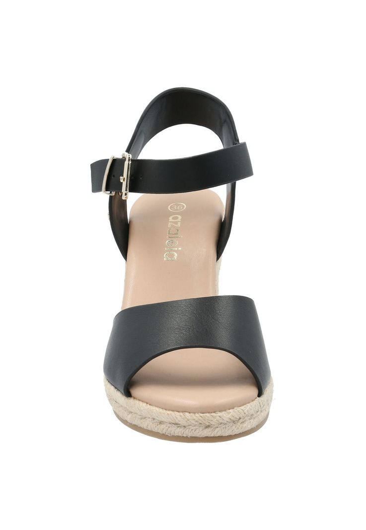 Sandalia Mujer Blu Negro-2