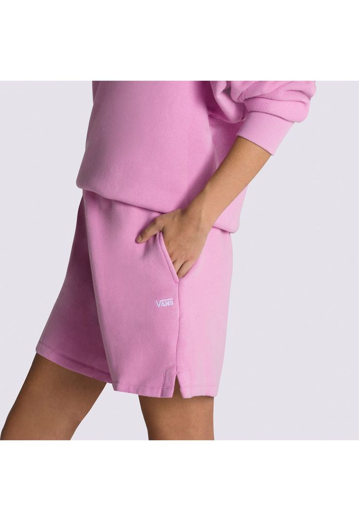 Short Wm Comfycush Fleece Rosado Mujer-3