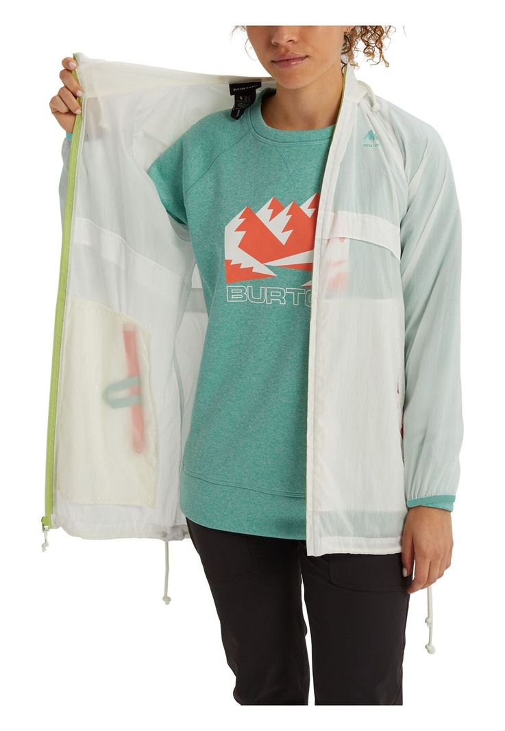 Parka Mujer W Hazlett Pkbl Jk Blanco/Tanslúcido Burton-1