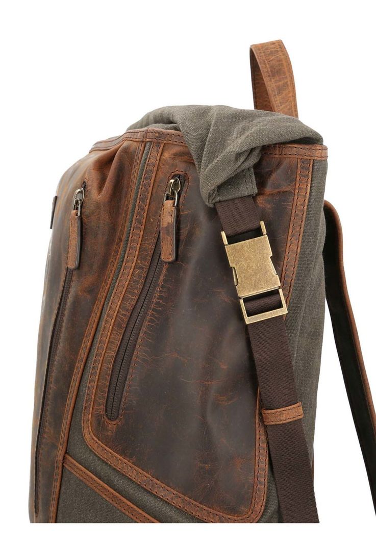 Mochila Wax Hombre Wx Whitfield Back Oliva-3