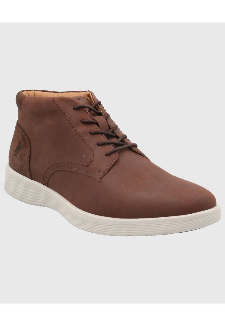 Botin Cuero Hombre Spinal City Café-0
