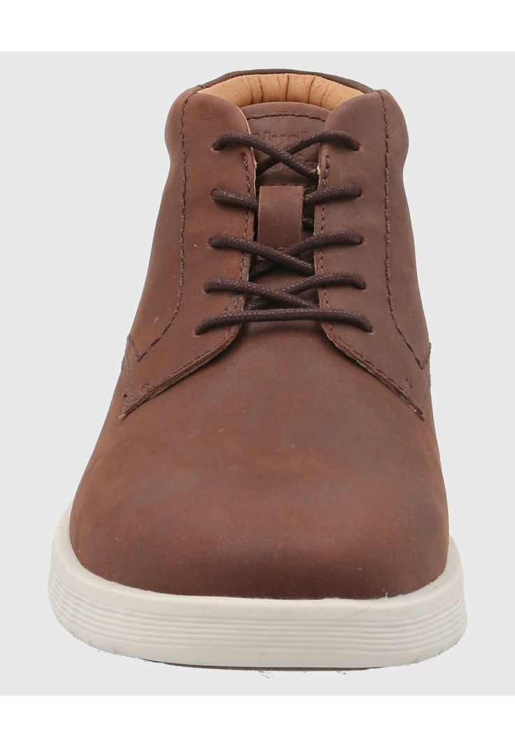 Botin Cuero Hombre Spinal City Café-3