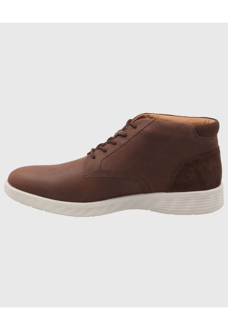 Botin Cuero Hombre Spinal City Café-5
