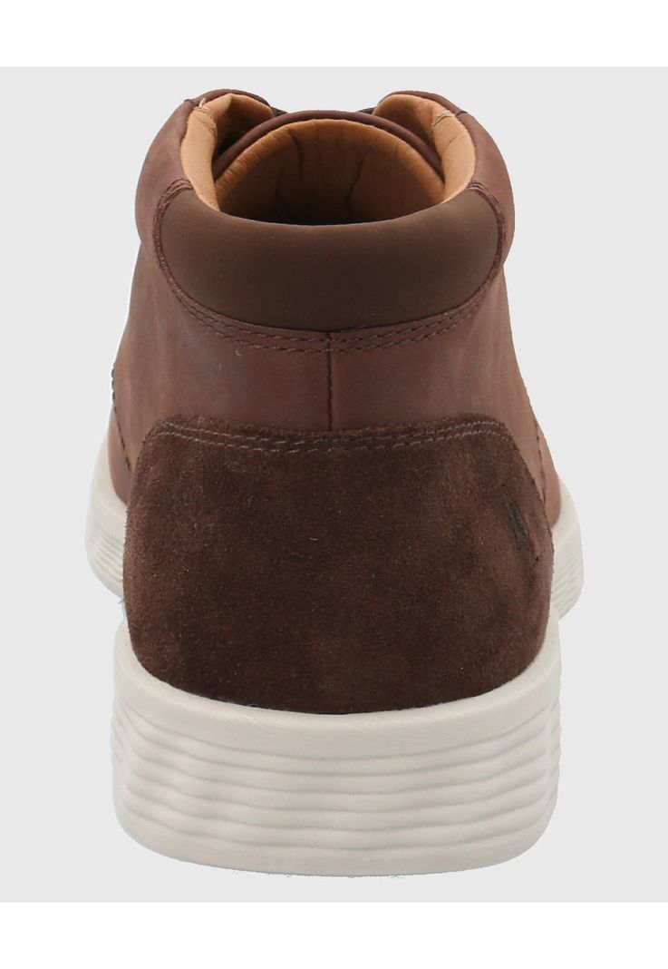 Botin Cuero Hombre Spinal City Café-6