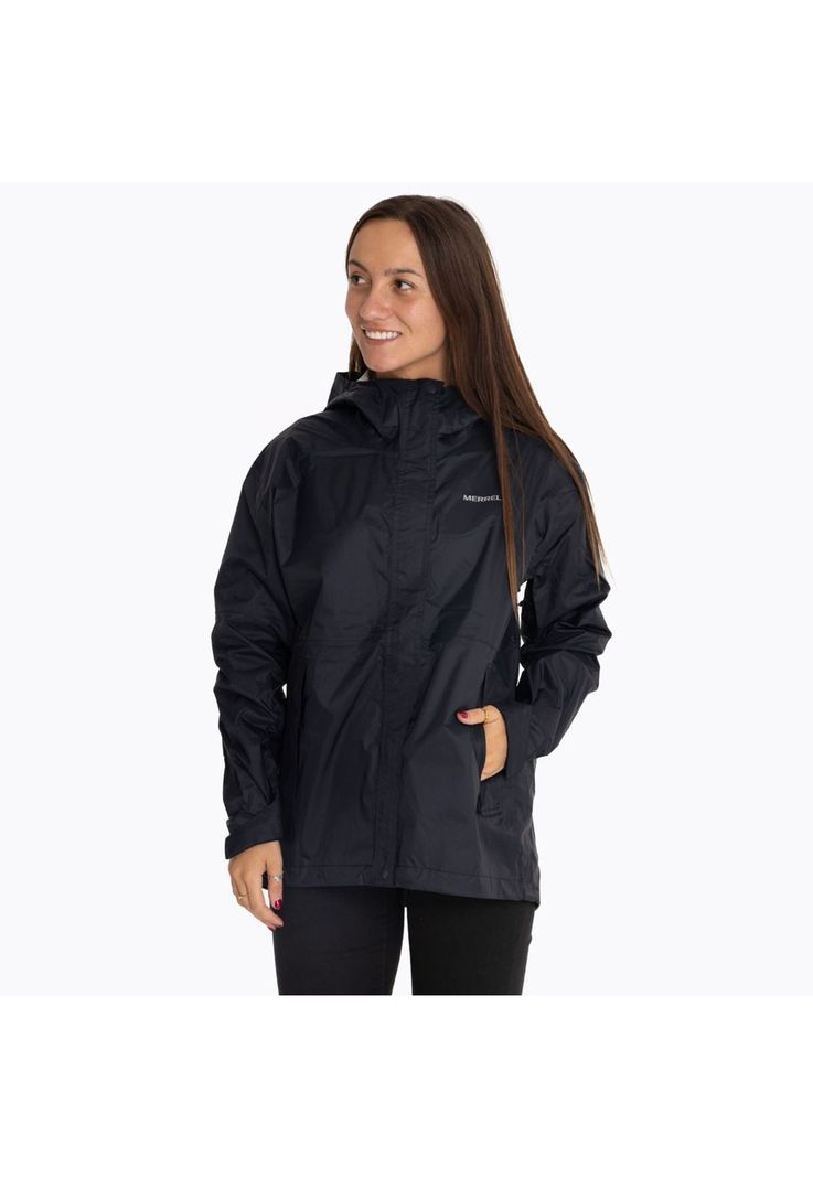 Impermeable Mujer Fallon Rain Shell Negro-0