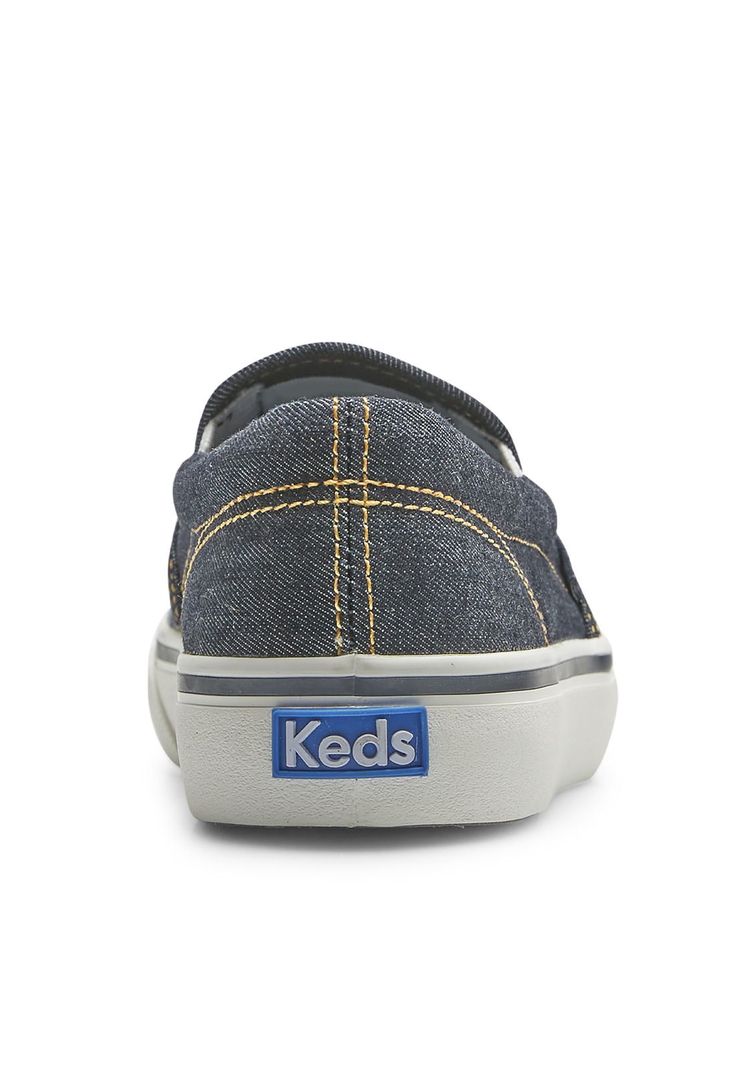 Zapatilla Mujer Jump Kick Slip Denim Blanco -4