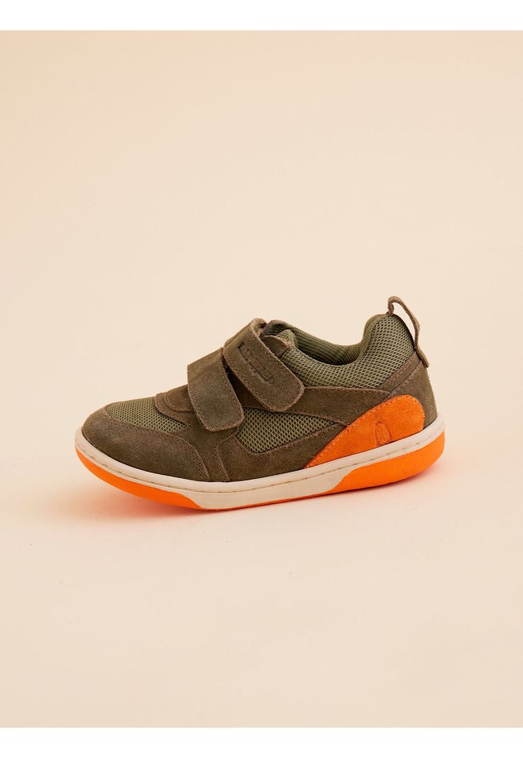 Zapatilla Cuero Verde Niño Lazo Pro  (19-25)-1